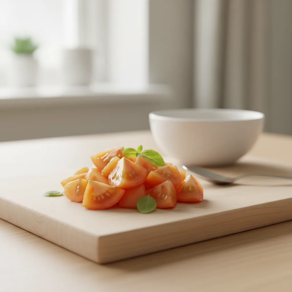 Tomato, ingredient inspiration. Follow the preparation guidance below for your baby.