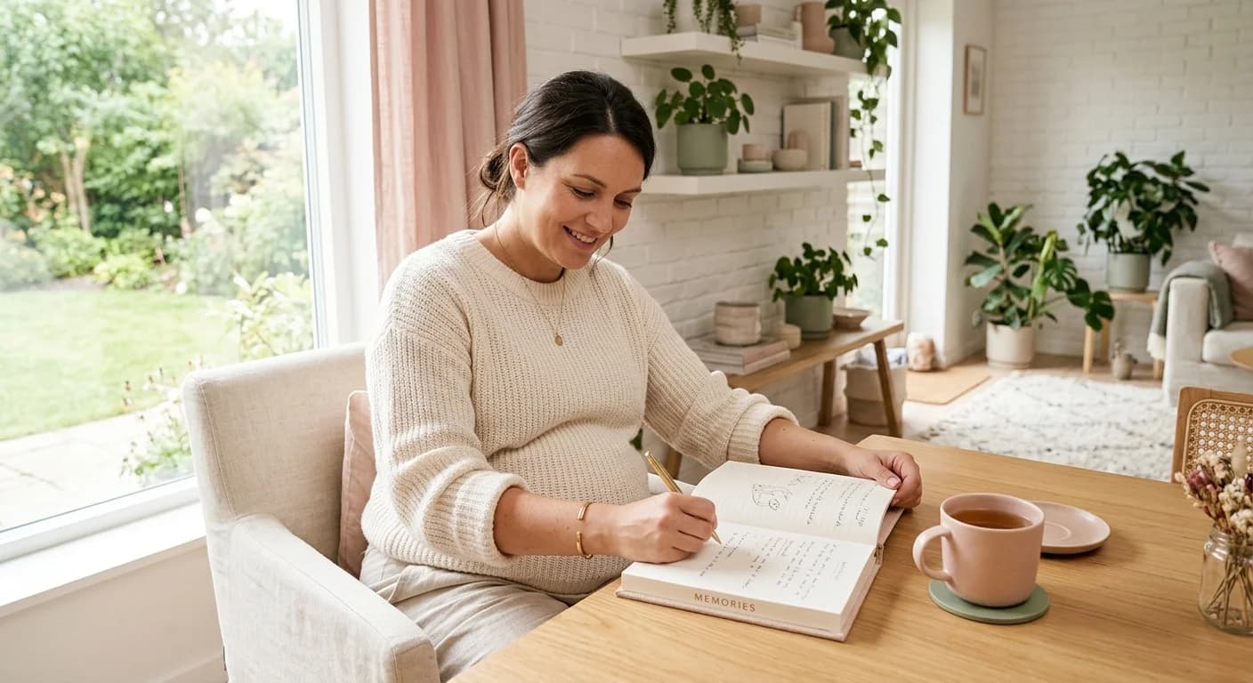 Pregnancy journal and planning cards preview