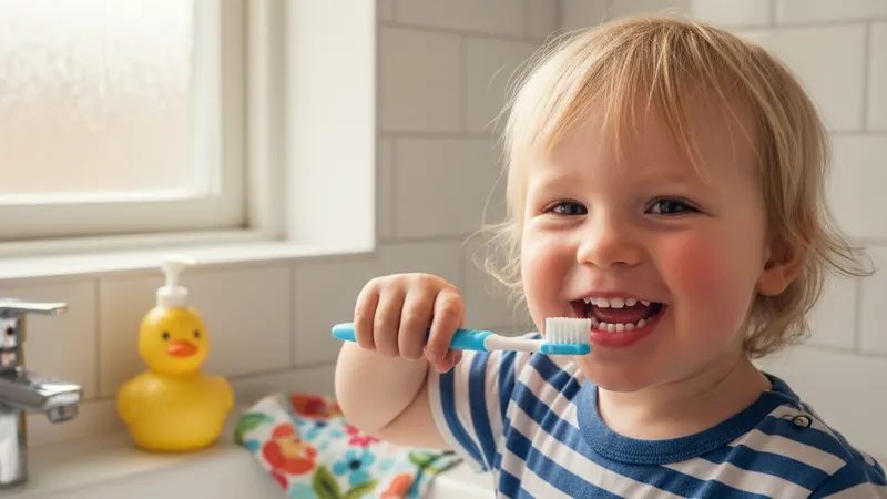 Brushing Children's Teeth: How to Do It Right from the First Tooth — illustration