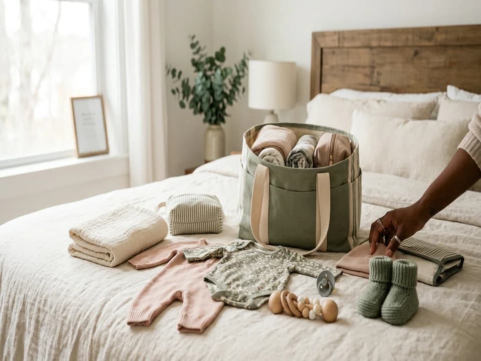 Hospital Bag Checklist: What to Pack for Labor and Delivery — illustration