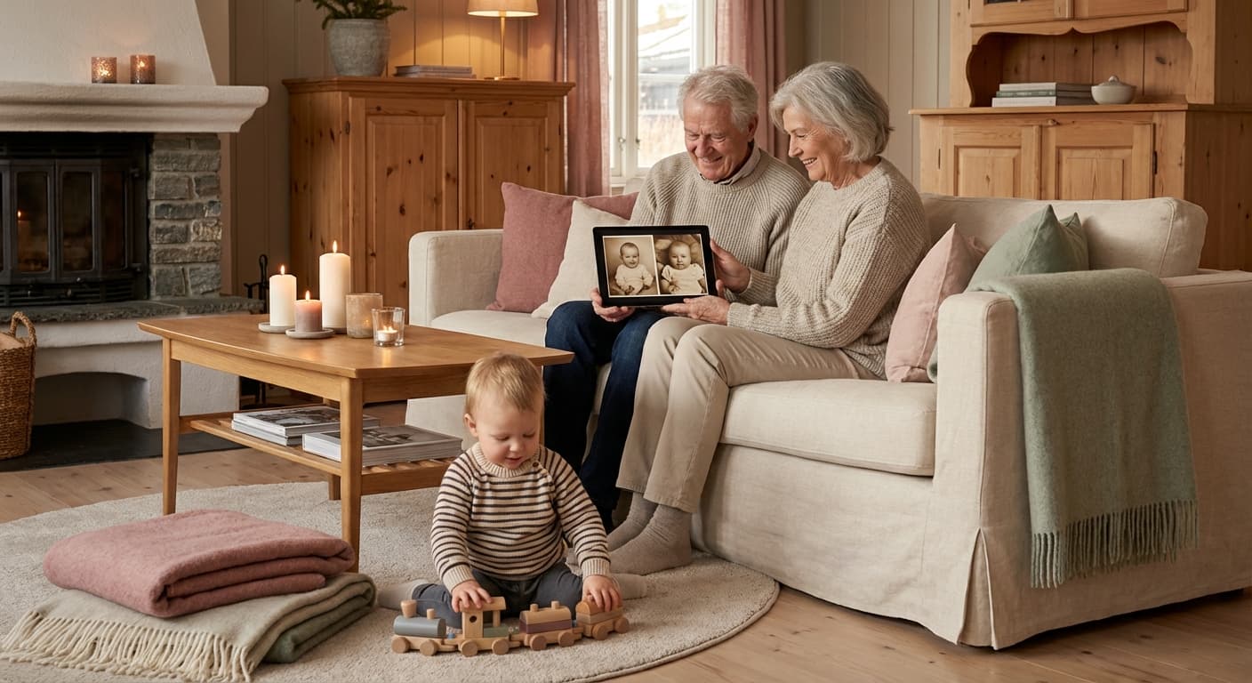 How to Share Baby Memories Safely with Family