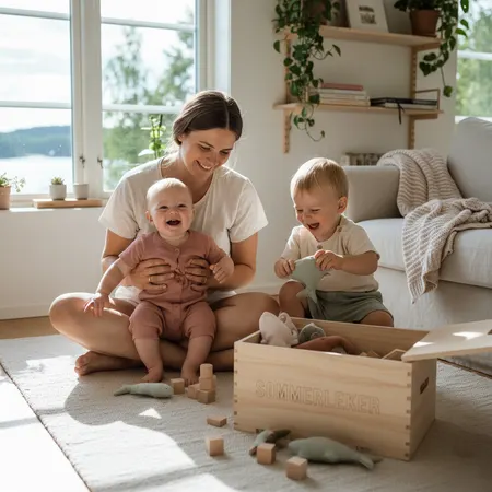 Summer Activities with Baby and Toddler — illustration