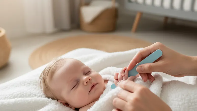 Trimming Baby's Nails: A Safe Guide for Nervous Parents — illustration