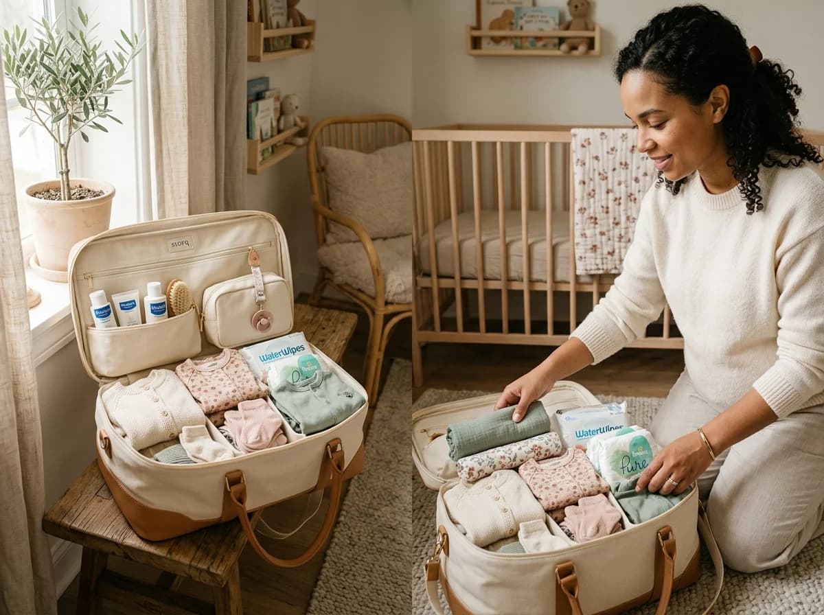What to Pack in Your Hospital Bag for Labour and Birth — illustration